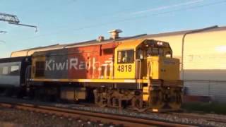 NZ Trains  Locomotive Hauled Passenger Trains in Auckland [upl. by Uok]