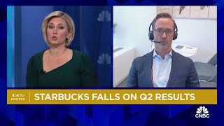 Starbucks Q2 miss is significant says Neuberger Bermans Kevin McCarthy [upl. by Cornel305]