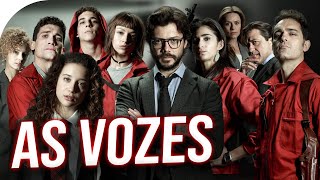 Conheça os Dubladores LA CASA DE PAPEL Sem Spoilers [upl. by Sualohcin]