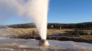 Beehive Geyser Eruption Sept 20 2013  Yellowstone National Park [upl. by Noni203]