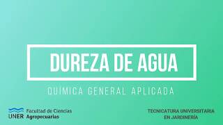 Dureza de Agua [upl. by Champagne]