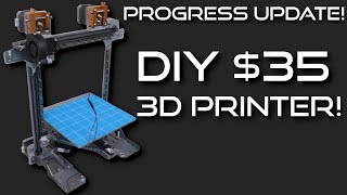 Cheap DIY 3D Printer DIY 3D Printer Pt 2 [upl. by Nachison]