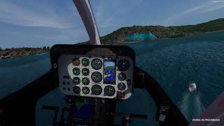 Nemeth Designs Bell 407  The Boat Chase Demo [upl. by Roxanne554]