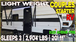 Lightweight RV 2025 Avenir 17RB Travel Trailer By Crusier RV at Couchs RV Nation  a RV Tour [upl. by Ahsiem416]