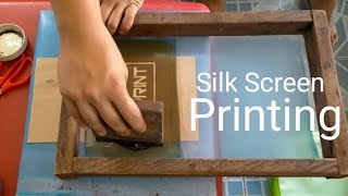 Silk Screen Printing [upl. by Allesor]