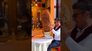 Giant croissant 😱 bread breadrecipe croissantsandwich bakery baked baker [upl. by Kerad]