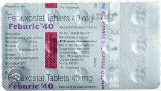 Feburic 40 Tablets Fuxostat Tablets 40 mg [upl. by Griffith69]