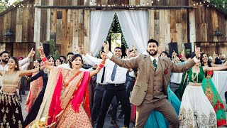 BRIDE takes over GROOMS dance performance with his Dance team Watch him react to this SURPRISE [upl. by Merv]