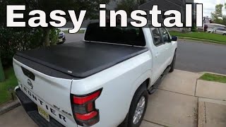 2022 Nissan Frontier Tonneau Cover gator SFX TriFold [upl. by Pleasant]