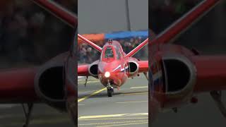 fouga magister fouga fougamagister fighter jet sound aviation airplane event taxi nice [upl. by Ettenoj]