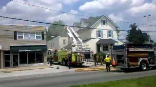 Structure Fire at 1217 W Chester Pike Havertown PA [upl. by Ursi]