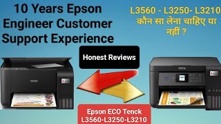 Review Epson L3560 ECO Tenck ink jet [upl. by Melvena]