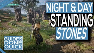 AC Valhalla Night amp Day Solve Standing Stones Mystery [upl. by Helli]