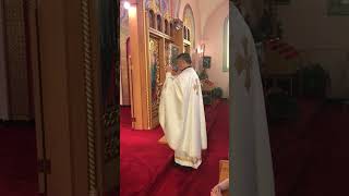 Small Entrance of Divine Liturgy Byzantine Catholic DivineLiturgy Shorts [upl. by Yentuoc]