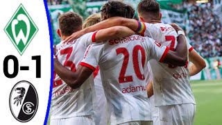 Werder vs SC Freiburg 01 Ritsu Doan Goal All Goals and Extended Highlights [upl. by Leirum164]