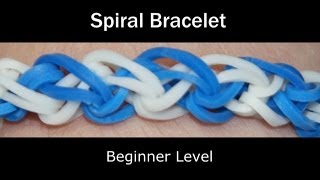 Rainbow Loom® Spiral Bracelet [upl. by Hajile]