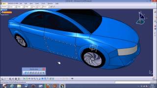 CATIA V5 Car Surface Modeling With Blueprints Tutorial [upl. by Orsa640]