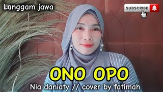 ONO OPO Nia daniatylanggam jawacover by fatimah [upl. by Amarillas531]