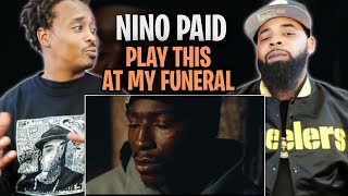 Nino Paid  Play This At My Funeral Official Video REACT [upl. by Bluma]