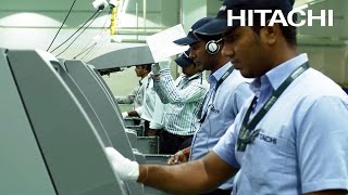 Hitachi Terminal Solutions facility in Bangalore  Hitachi [upl. by Pentheas]