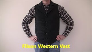 Filson Western Wool Vest [upl. by Ethelind]