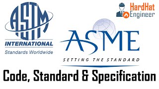 What is the difference between Code Standard amp Specification [upl. by Meeki179]