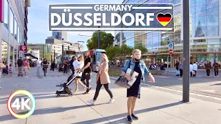 🇩🇪 Düsseldorf A Multicultural Paradise in Germany  4K 60FPS Walking Tour [upl. by Malena]