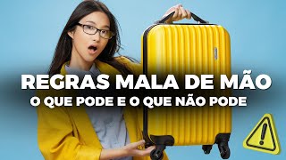 MALA DE MÃO REGRAS 2023 2024 I O QUE PODE LEVAR NA MALA DE MÃO I O QUE NÃO PODE LEVAR NO AVIÃO [upl. by Sherr]