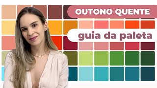 Coloração pessoal paleta OUTONO QUENTE como usar make acessórios cabelo etc [upl. by Eybba]