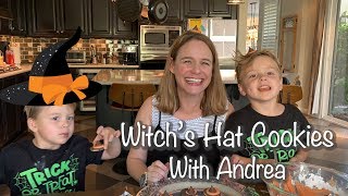 🍴 COOKING SHOW with AndreaBarbervlogs DIY HALLOWEEN WITCH HATS 🕸 [upl. by Lambertson]