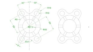 AutoCAD 2016 2D  Exercise 1 [upl. by Narod]