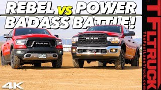 New Ram Rebel vs New Power Wagon We Put Them Through a Battery Of Tests To Find Which One Is Best [upl. by Eimyaj]