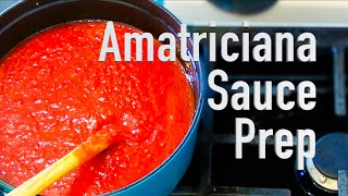 Amatriciana Sauce Prep [upl. by Karlen]