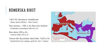 Människans historia  en översikt 100 000 f Kr till 1700 e Kr [upl. by Inalial925]