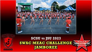 SWAC MEAC Jamboree 2023  SCSU vs JSU  Jonesboro MMC Majestic Marching Cardinals [upl. by Bab]