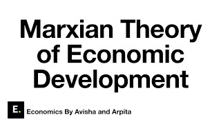 Marxian Theory of Economic Development [upl. by Niattirb]