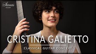 CRISTINA GALIETTO  Classical Guitar Concert  Turina CastelnuovoTedesco Tárrega De Falla  😍 [upl. by Hadias]