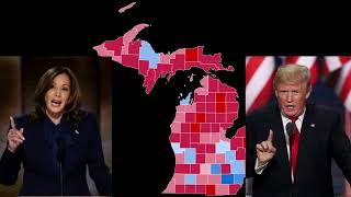 Michigan Polling Shift Analysis Post Debate Harris v Trump Sept2 [upl. by Fortunia]