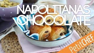 Napolitanas de chocolate caseras  Petitchef [upl. by Nivrag]