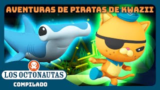 Los Octonautas  🏴‍☠️ ¡Aventuras de piratas de Kwazii 😼  Episodios Completos  Compilado [upl. by Acherman]