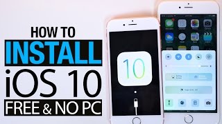 How To Install iOS 10 Beta FREE No Computer  iPhone iPad amp iPod Touch [upl. by Avron]