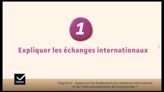 SES cours de Tle  expliquer les échanges internationaux [upl. by Mehcanem650]