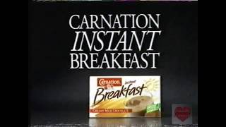 Carnation Instant Breakfast  Television Commercial  1997 [upl. by Nima]