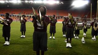 Texas Southern University Ocean of Soul Drumline quotFunk Trainquot 2016 [upl. by Nylzaj]