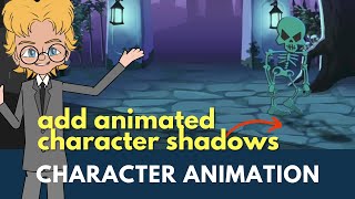 Master Cartoon Animator 5 Add Animated Shadows to your Characters with Blur and Translucency [upl. by Tessie386]