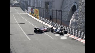 F1 2021 EPIC MONACO GP  NIKITA MAZEPIN HAAS VF21  f12021 [upl. by Layne]