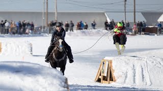 New Bangor skijoring event completes Maine Triple Crown [upl. by Ogilvy]