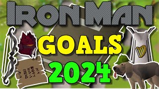 OSRS IRONMAN Goals 2024 [upl. by Yelyah]