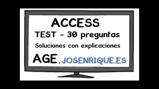 Test Office 【ACCESS】 Oposiciones AGE [upl. by Eile355]