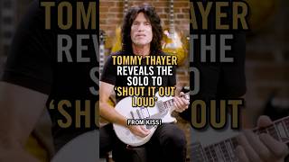 Tommy Thayer Reveals The Solo To Shout It Out Loud gibsonapp kiss guitar guitarlessons [upl. by Hanzelin]